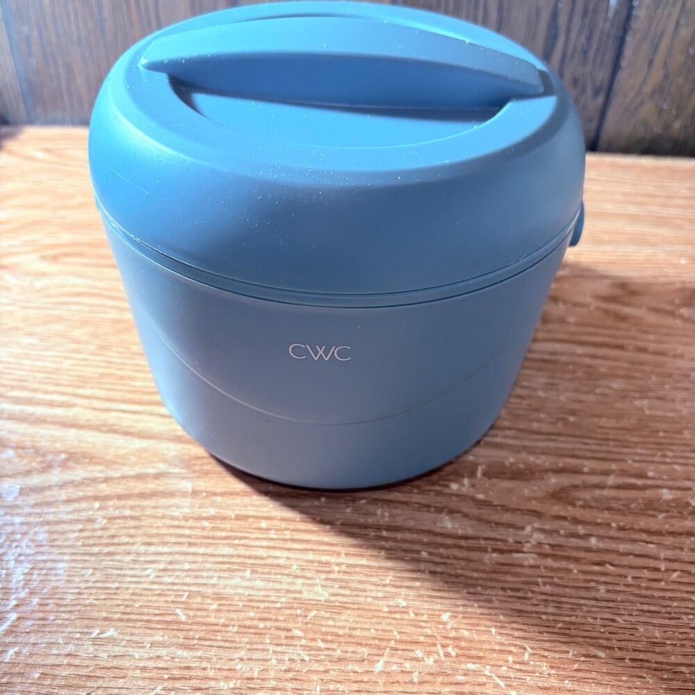 Cook With Color Heated Lunch Box Electric Food Warmer, Round 1.1L For Adults